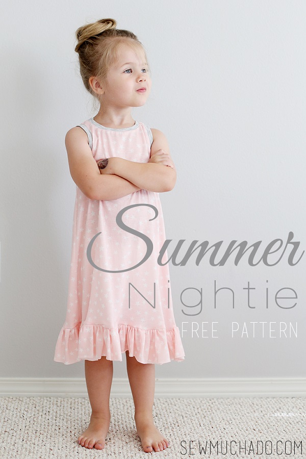 Free pattern: Summer Nightie for little girls