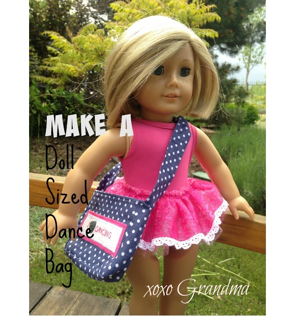 Tutorial: Dance tote bag for a doll