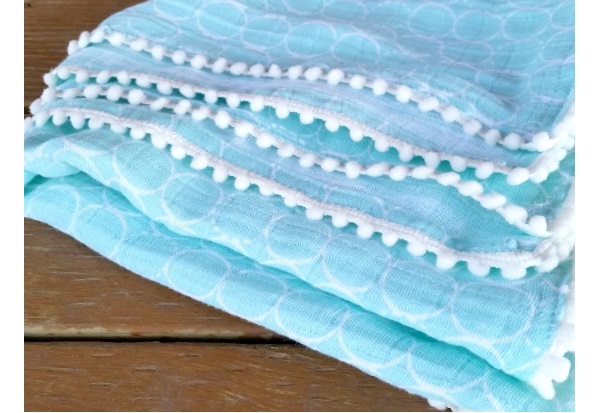 Tutorial: Double gauze burp cloth