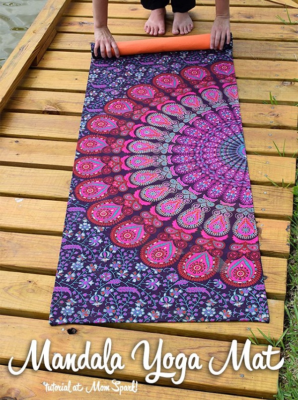 Tutorial: Gorgeous mandala yoga mat