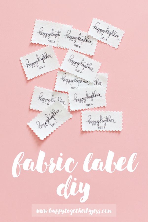 Tutorial: Make your own fabric labels