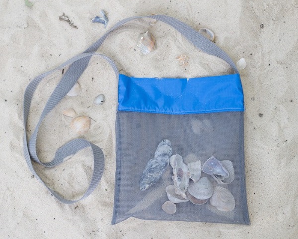 Tutorial: Mesh seashell collecting bag