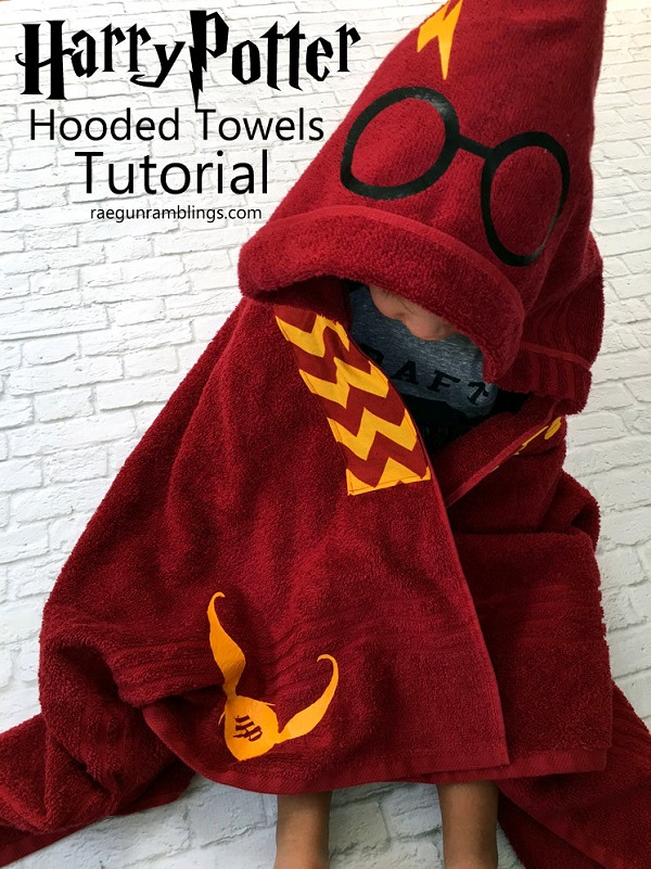 Tutorial: Harry Potter hooded towel