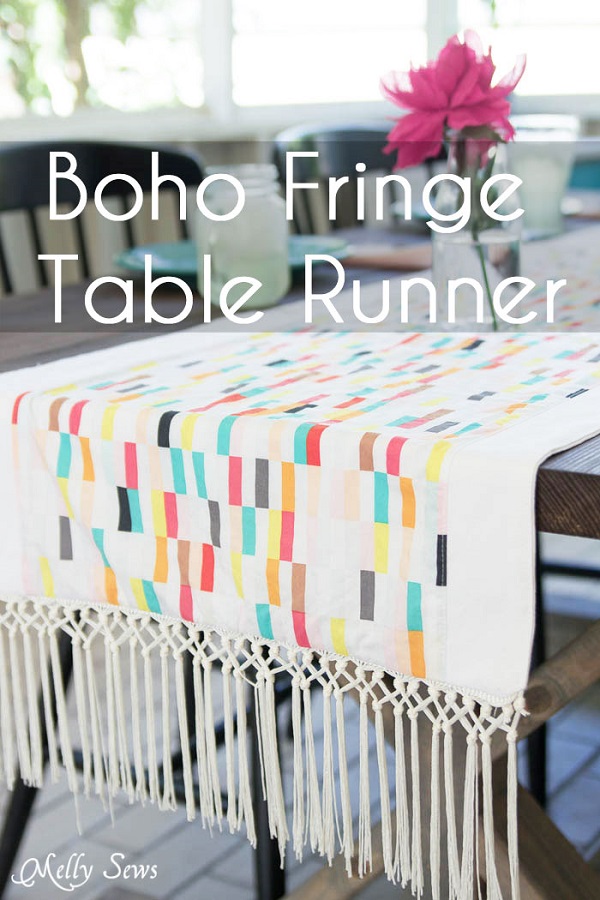 Tutorial: Fringe table runner