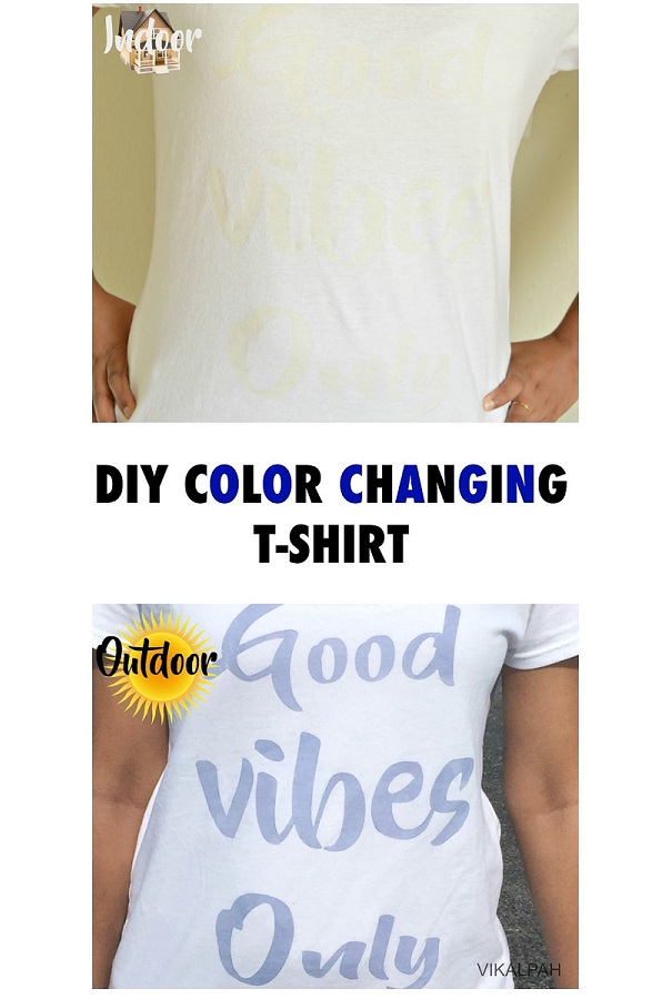 Tutorial: Color changing stencil t-shirt