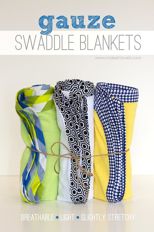 Tutorial: Gauze swaddle blanket