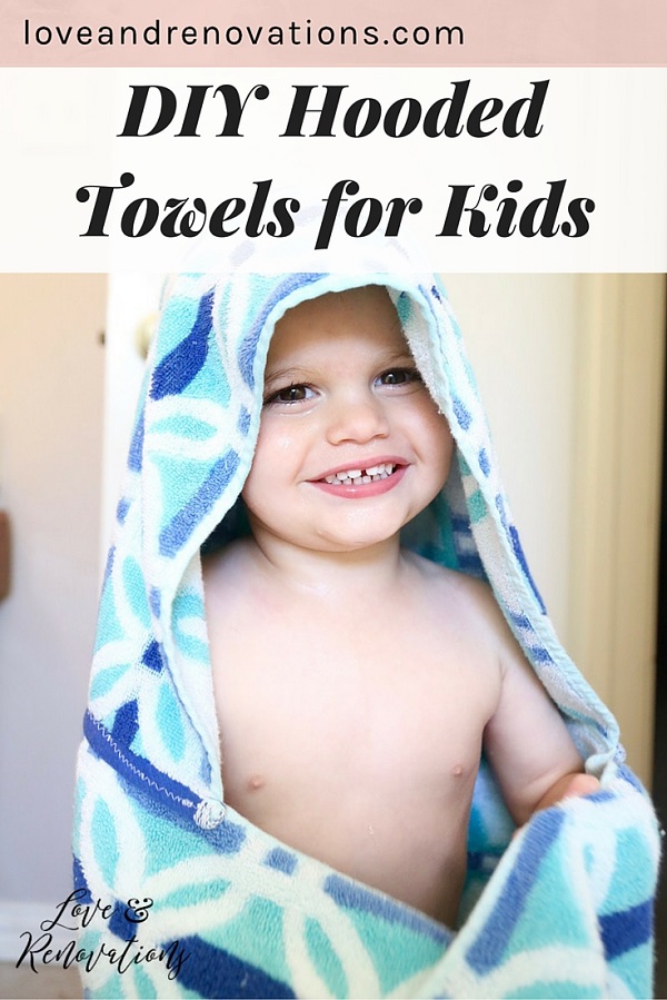 Tutorial: Easy hooded towel