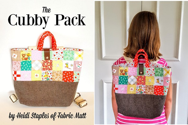 Tutorial: Cubby Pack patchwork backpack