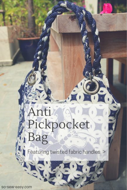 Free pattern: Anti Pickpocket Bag