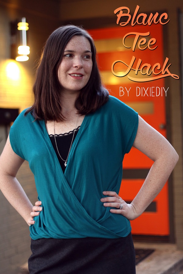 Tutorial: Drape twist front t-shirt 