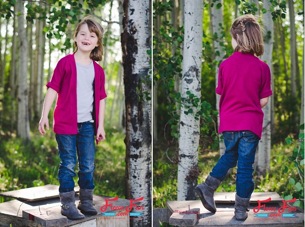 Free pattern: Girls' fall cardigan