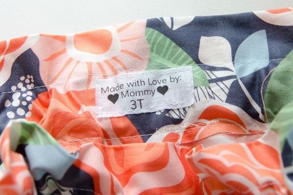 Tutorial: Make your own fabric labels