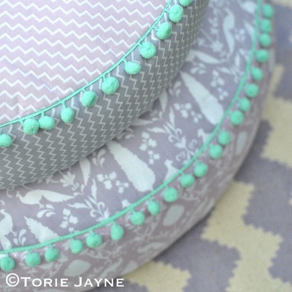 Tutorial: Outdoor round floor cushions