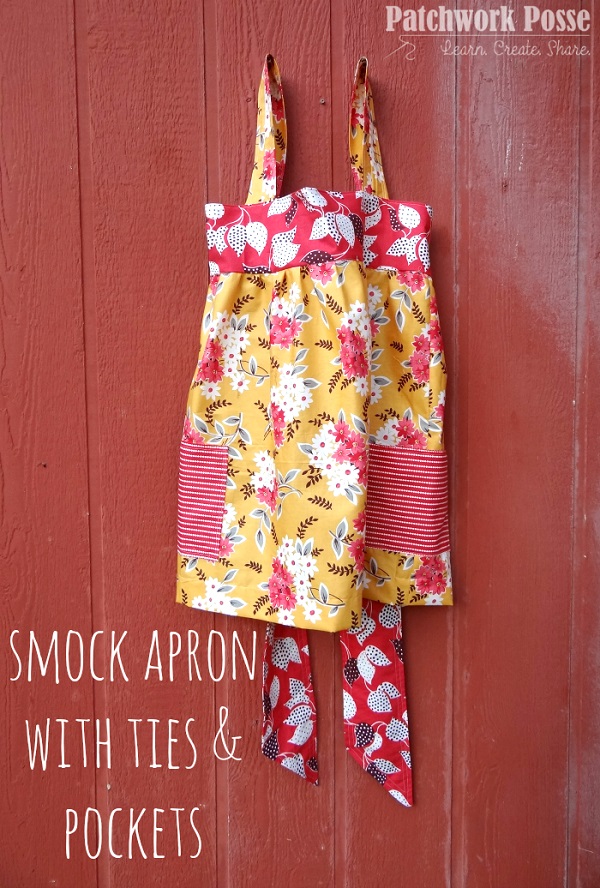 Tutorial: Smock apron with big pockets