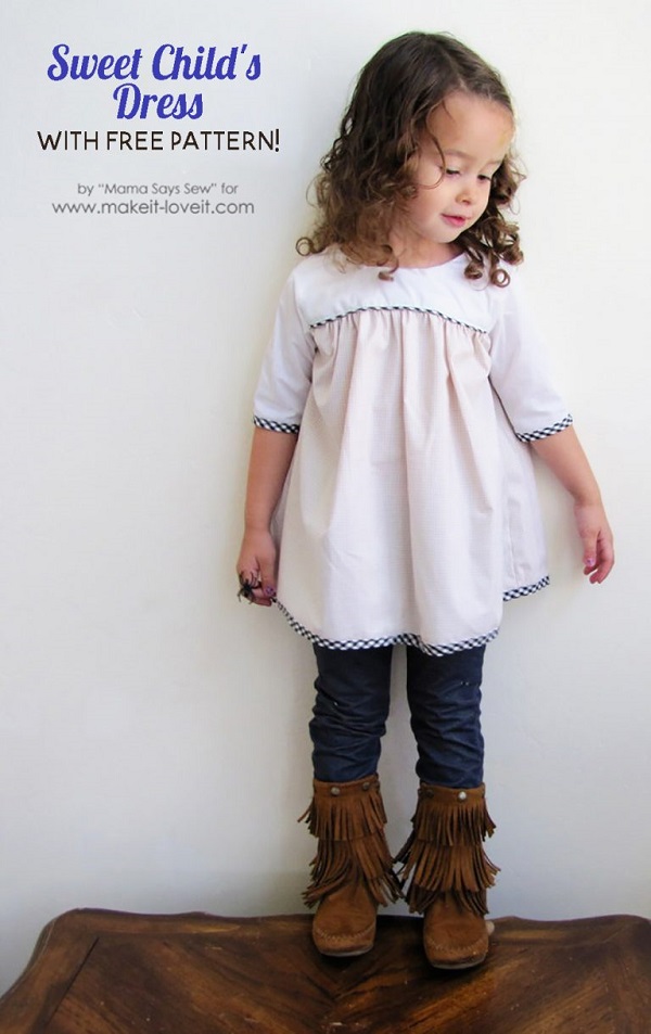 Free pattern: Sweet Child's Dress