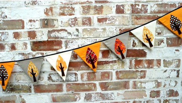 Tutorial: Autumn tree bunting