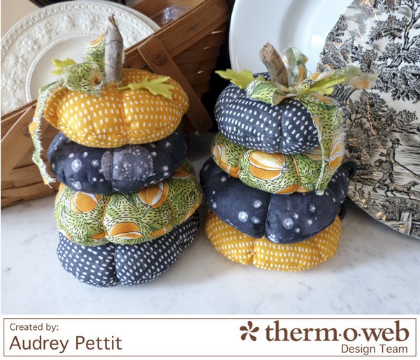 Tutorial: Stacked fabric pumpkins