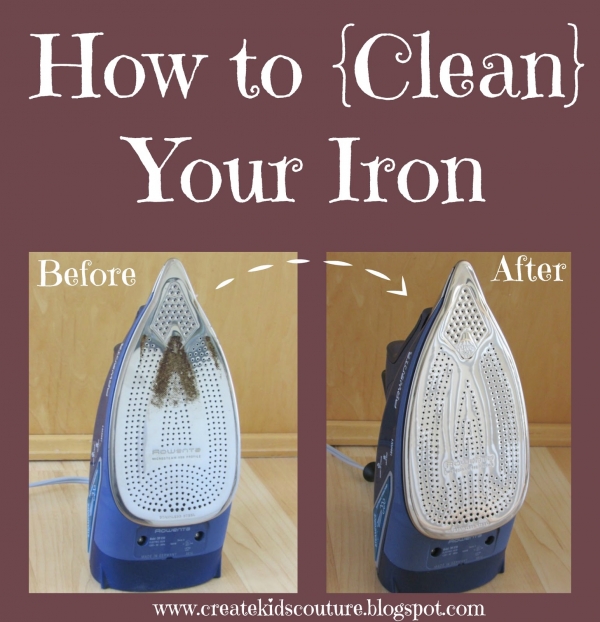 Tutorial: Clean the gunk off your iron