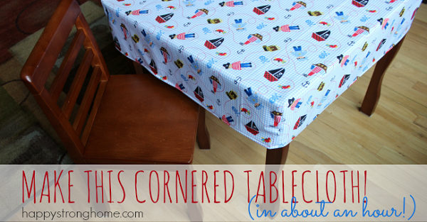 Tutorial: 1-hour fitted tablecloth