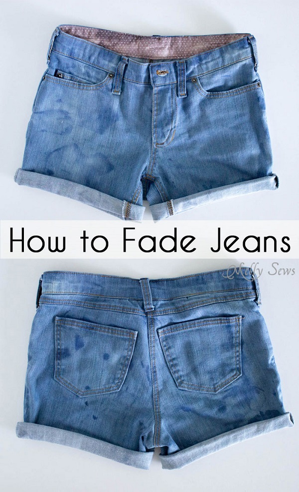 Tutorial: Fade your jeans for a lived in look