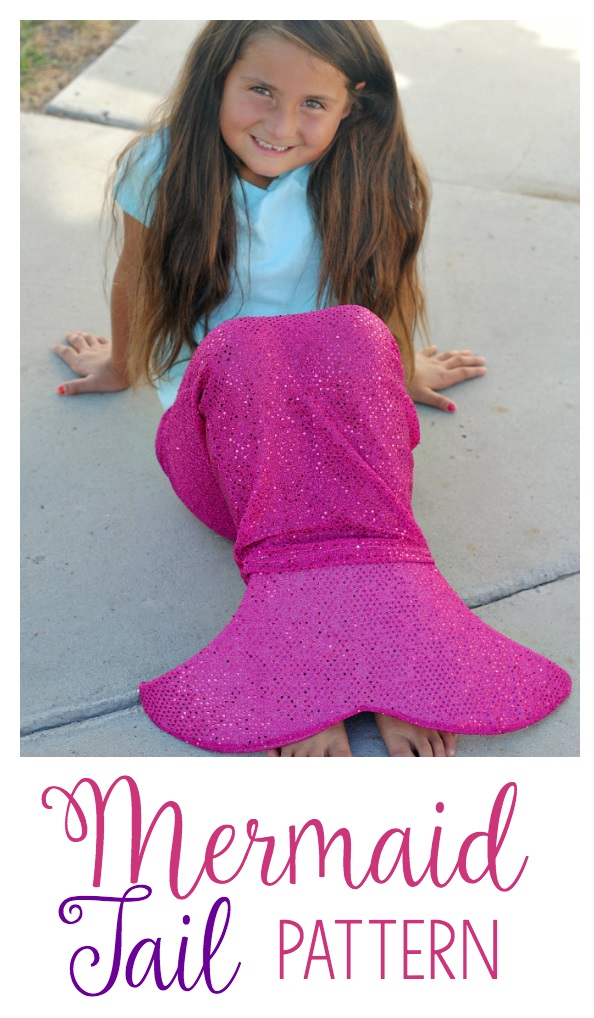 Free pattern: Mermaid tail dress-up skirt