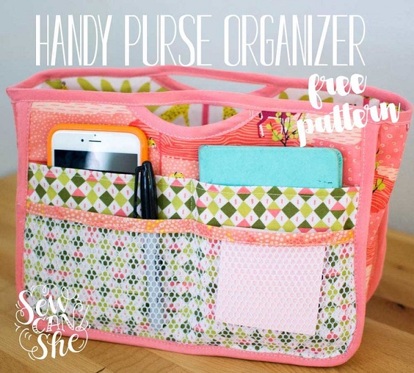 Free pattern: Handy Purse Organizer