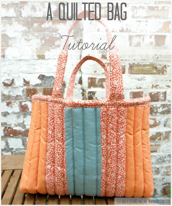 Tutorial: Squishy quilted tote bag