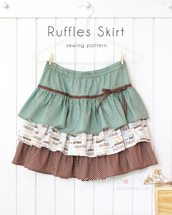 Tutorial: Tiered ruffle skirt