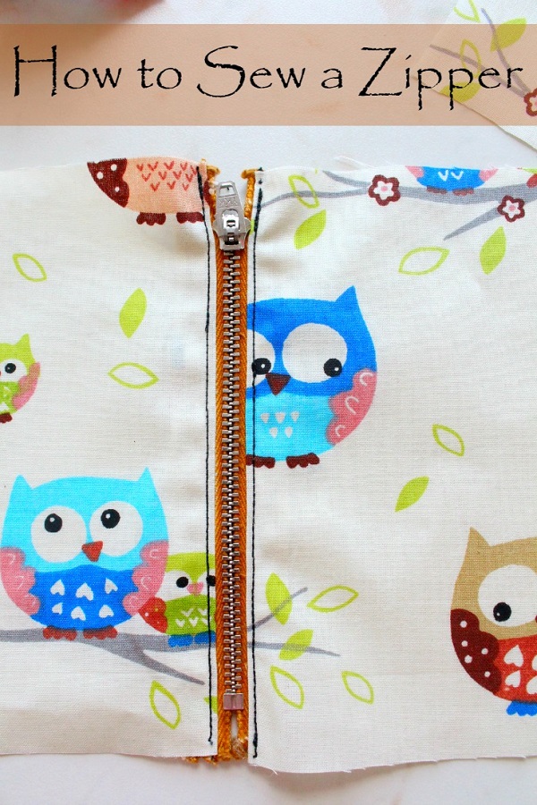 Tutorial: Sew a simple zipper