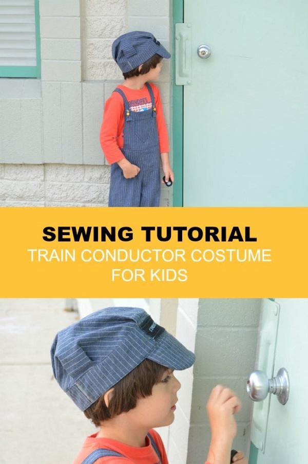 Free pattern: Train conductor Halloween costume