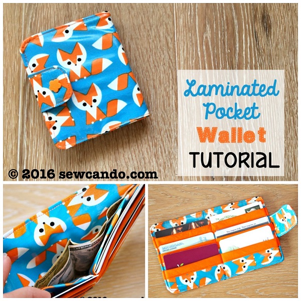 Tutorial: Laminated pocket wallet