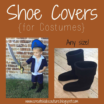 Tutorial: Make shoe covers to complete your Halloween costume