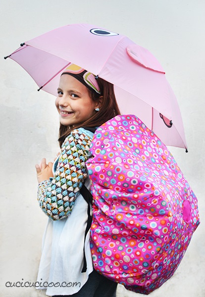 Tutorial: Make a backpack rain cover from an old umbrella