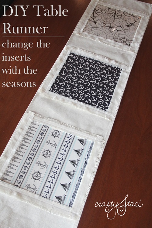 Tutorial: Table runner with interchangeable inserts