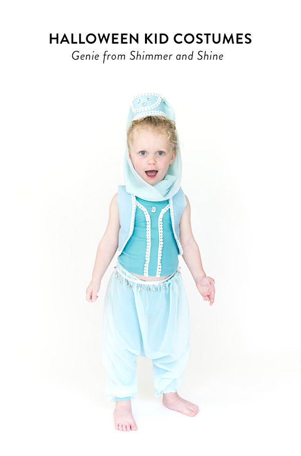 Tutorial: Last minute genie costume for a little girl