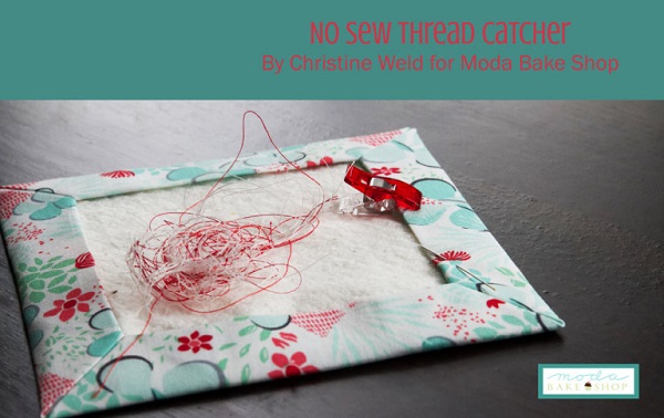 Tutorial: No-sew thread catcher mat