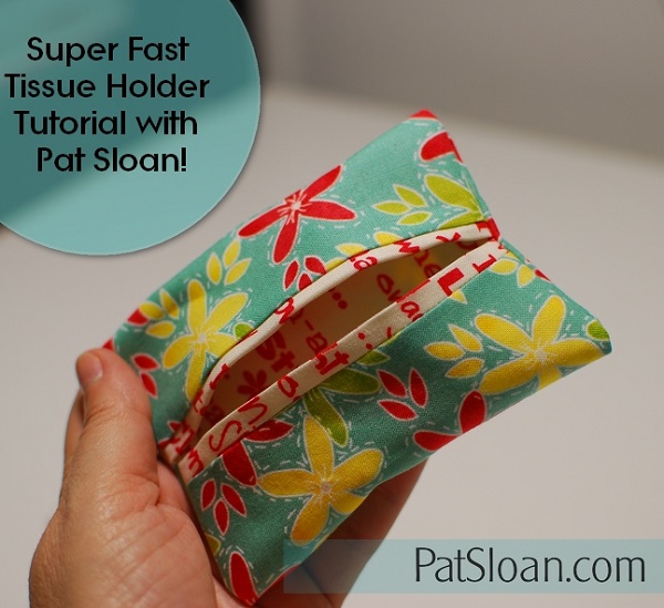 Tutorial: Easy fabric travel tissue holder