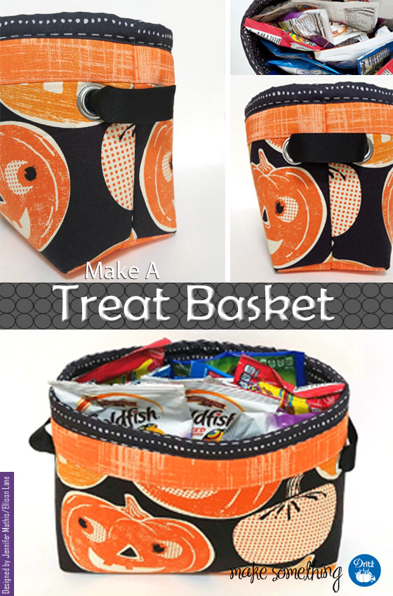 Tutorial: Sew a Halloween treat basket