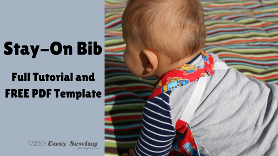 Free pattern: Stay put baby bib