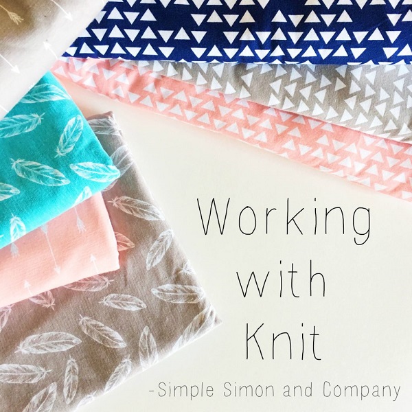 Great tips for sewing on knit fabrics