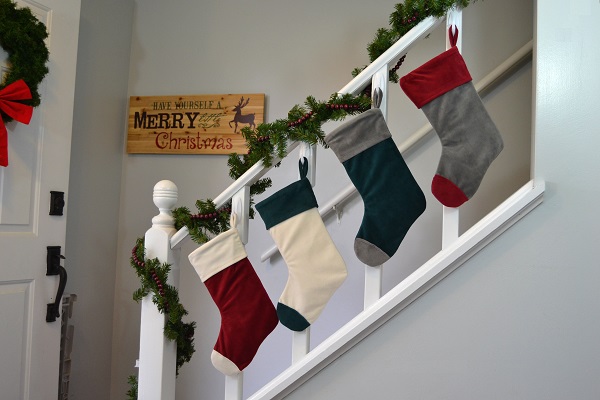 Free pattern: Cuffed Christmas stocking