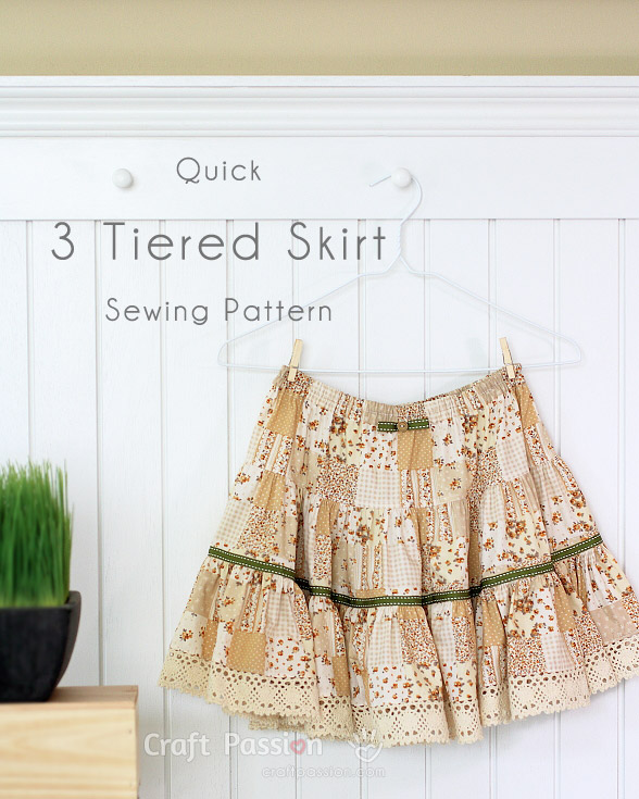 Tutorial: 3 tiered skirt