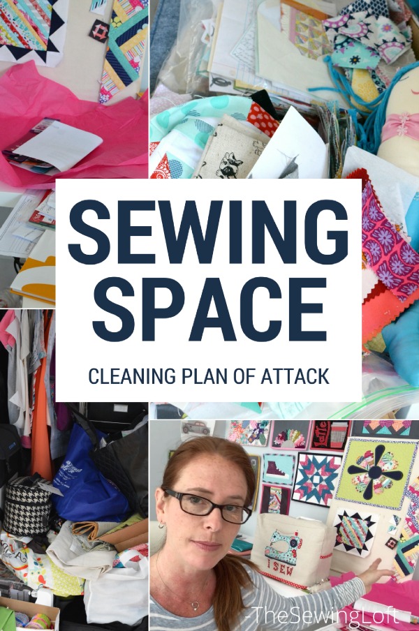 Start the new year with a clean sewing space