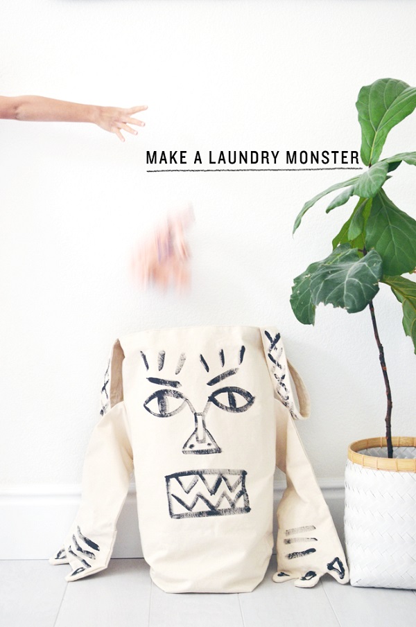 Tutorial: Laundry monster hamper