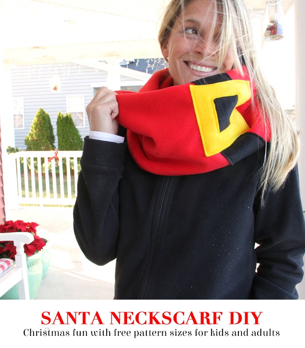 Tutorial: 15 minute Santa scarf