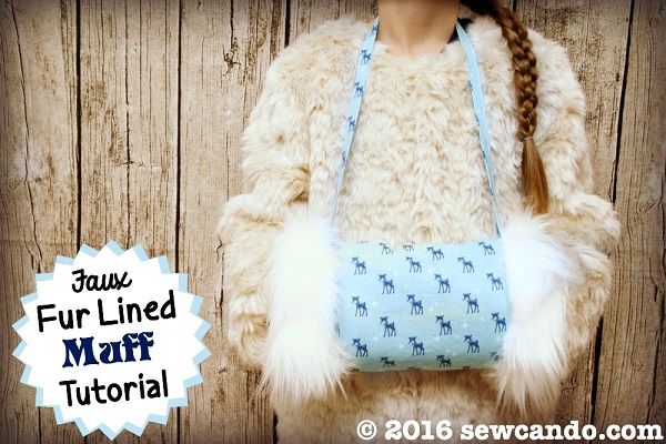 Tutorial: Faux fur lined muff