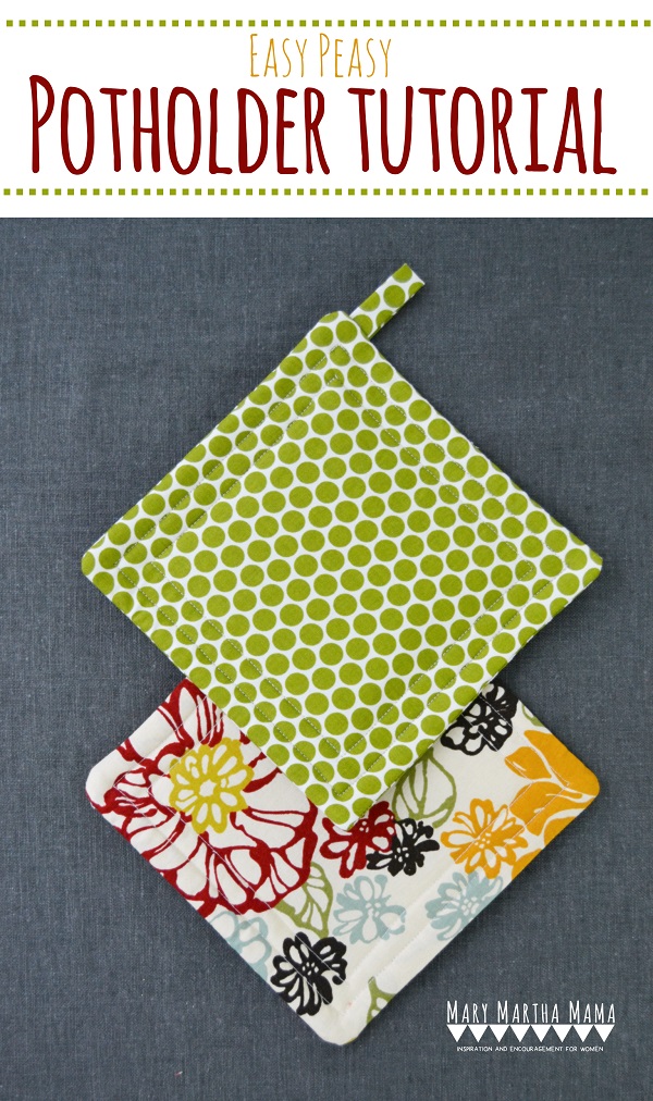 Tutorial: Simple and easy pot holders