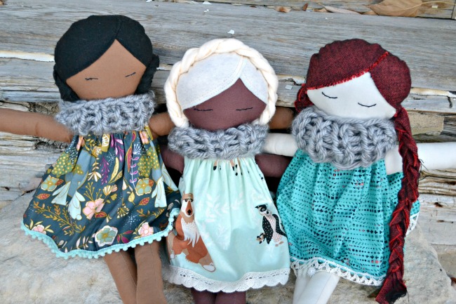 Free pattern: Fabric doll and dress