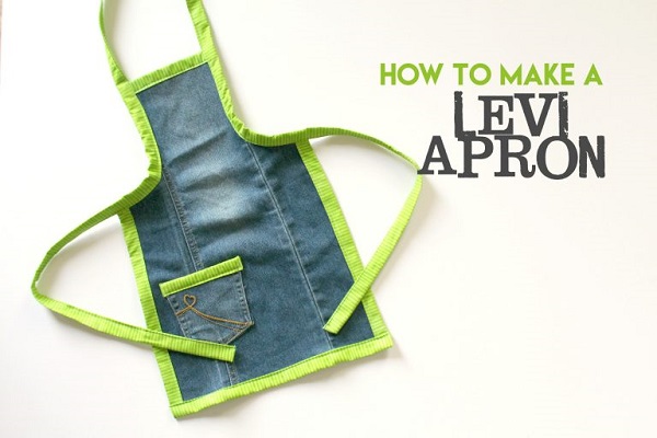 Tutorial: Recycled jeans apron