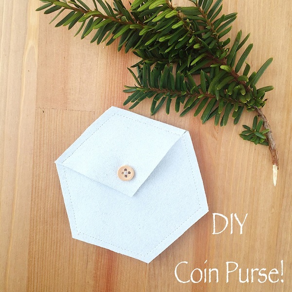 Free pattern: Hexi coin purse